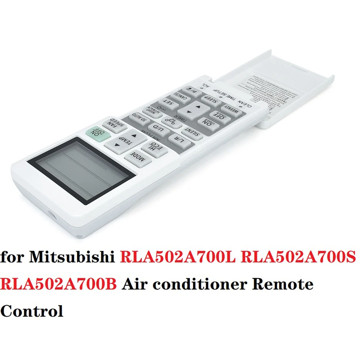 RLA502A700B Remote Control for Mitsubishi Air Conditioner RLA502A700L RLA502A700S RLA502A700B Remote Control Replacement