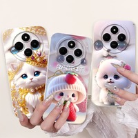 For Cover Xiaomi Redmi 14C A4 A3 Pro Phone Case Lovely Cartoon Rabbit Bowknot Soft Funda For Xiaomi Poco C75 C 75 PocoC75 Bumper