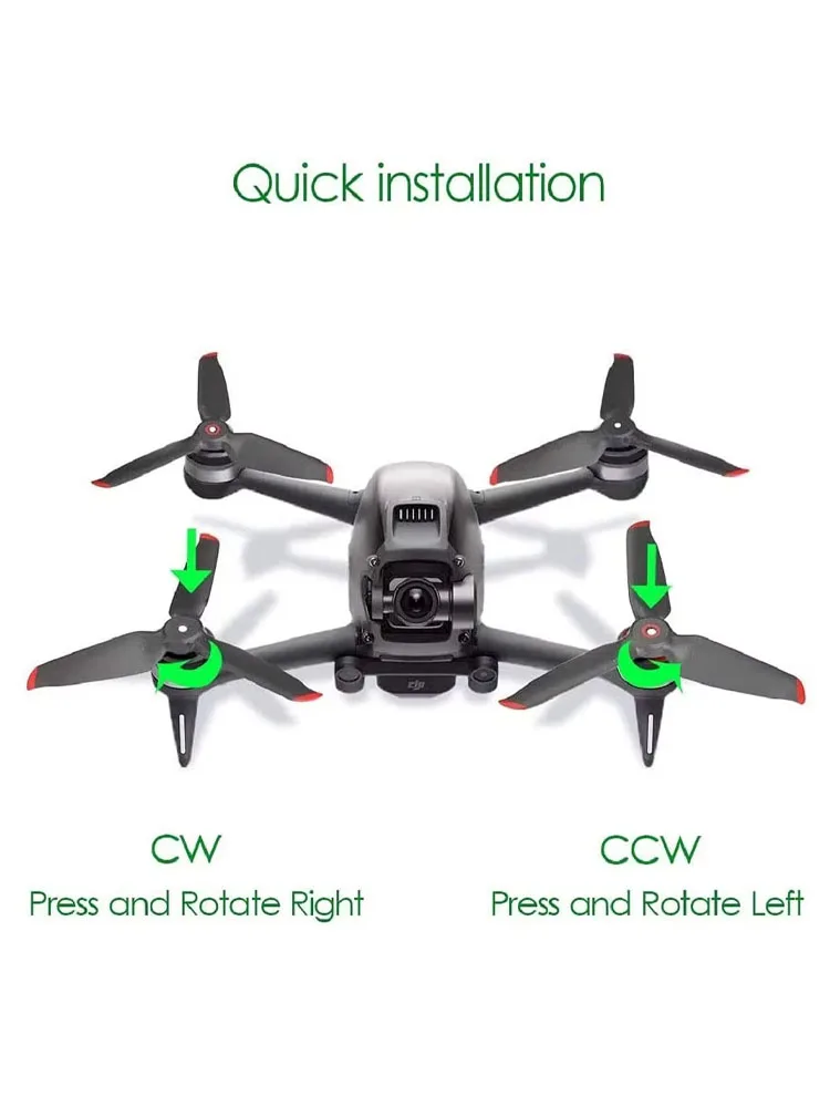 Oficjalne śmigła Quick Release 5328S do DJI FPV Combo, zamienne łopaty do drona DJI FPV, akcesoria. — zdjęcie produktu 7