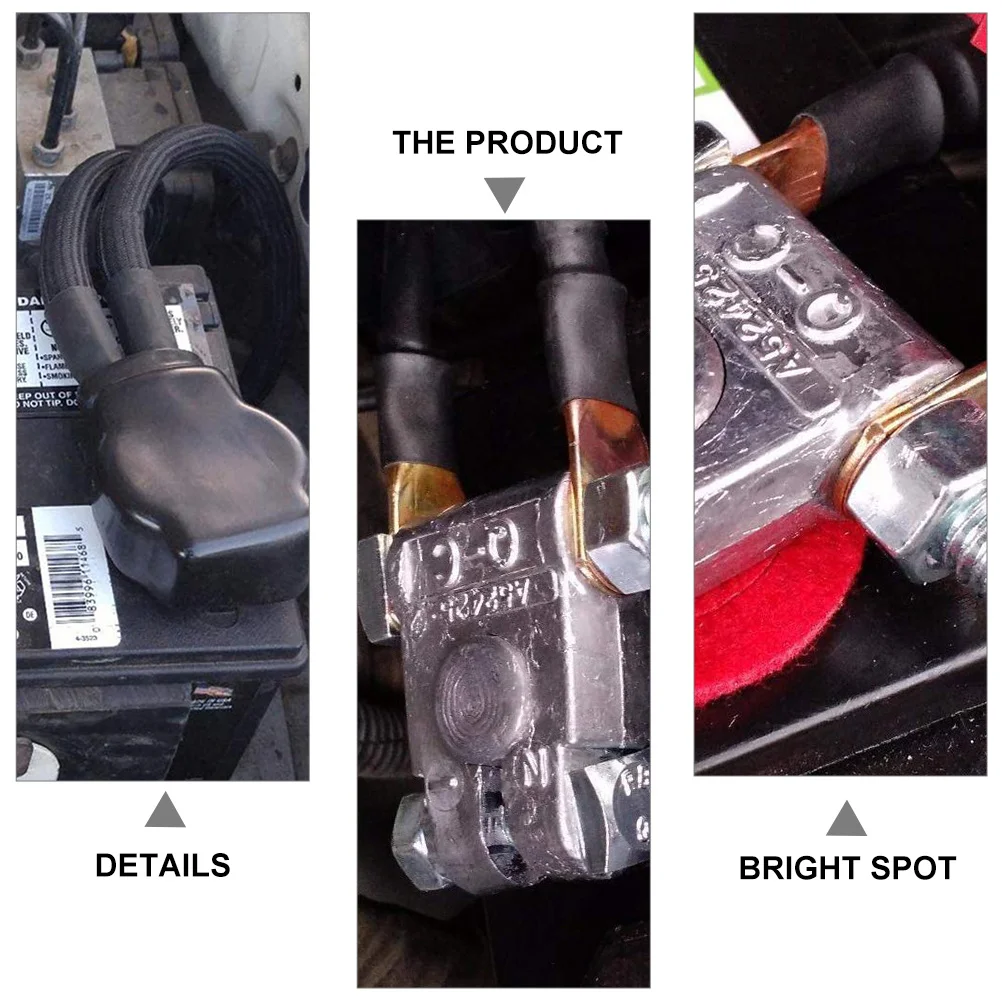 

1Set Car Terminal Post Set Boat Truck Lead Alloy ABS Flame Retardant Stable Wear Resistant Protective Terminal