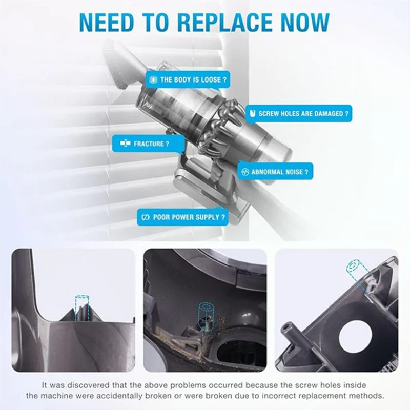 YCOC-Replacement Main Body Board Motor Assembly For Dyson V10 SV12 Vacuum Cleaner Enhance Vacuum Performance