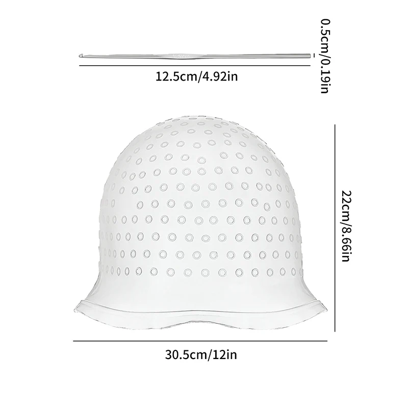 Silicone per la colorazione dei capelli Cap Hook Needle colorante professionale evidenziazione Set riutilizzabile strumenti per la tintura della glassa salone di bellezza