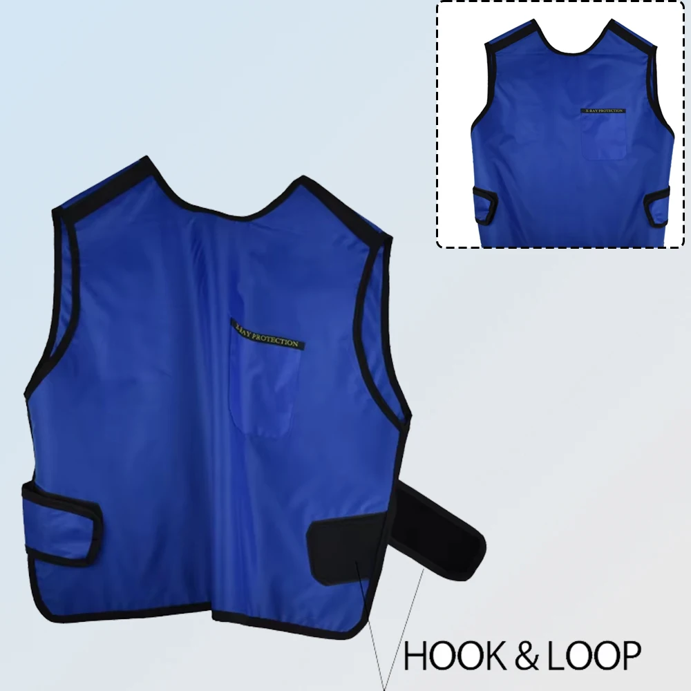 Professional Dental Radiation Protective Vest 0.35mm Pb - Lightweight Short Lead Apron for X-Ray Safety & Comfort
