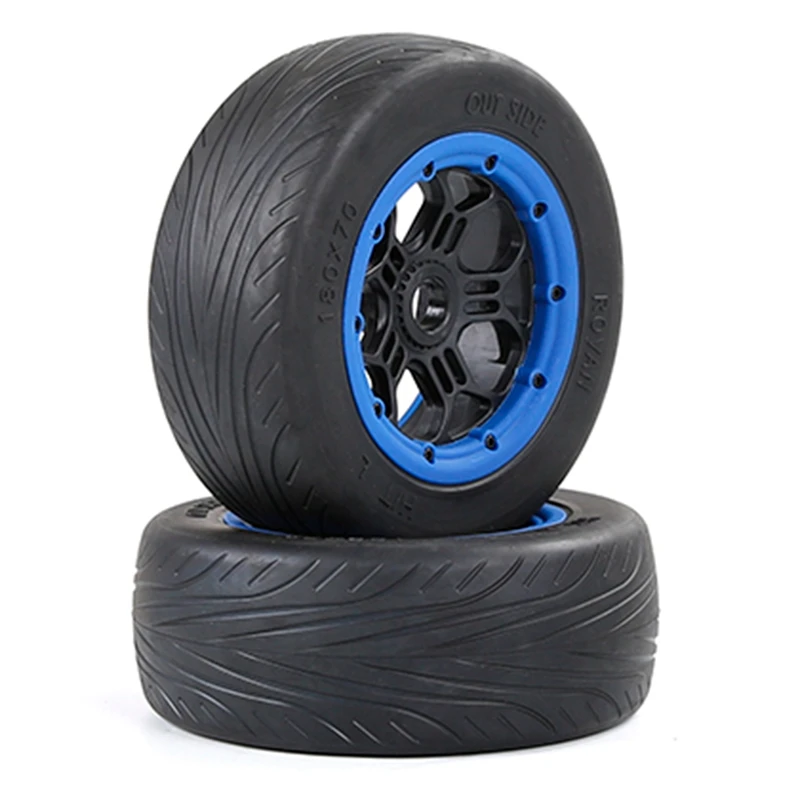 180X70mm ขวาและซ้ายบนยางจักรยานเสือหมอบสำหรับ1/5 HPI km Baja 5S /slt/ V5 losi 5IVE T ชิ้นส่วน mobil RC