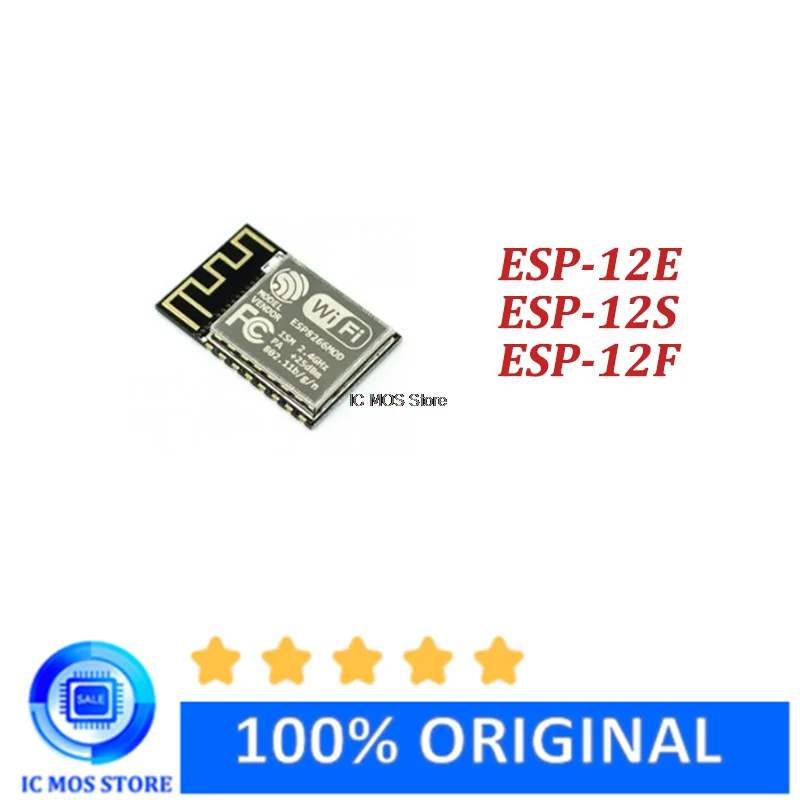

1PCS Version ESP-12E ESP-12F ESP-12S (Replace ESP-12) ESP8266 Remote Serial Port WIFI Wireless Module Intelligent Housing