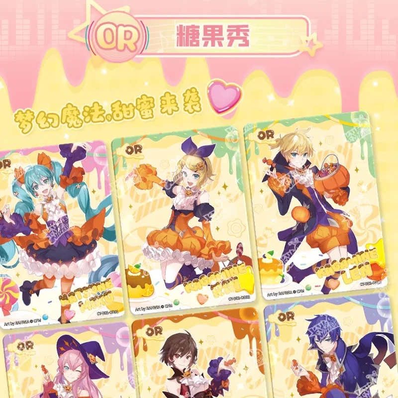 مجموعة بطاقات KAYOU Hatsune Miku Charm Pack Shining Superstar Collection Card CR صندوق هدايا بطاقة محيطية أصلية #2