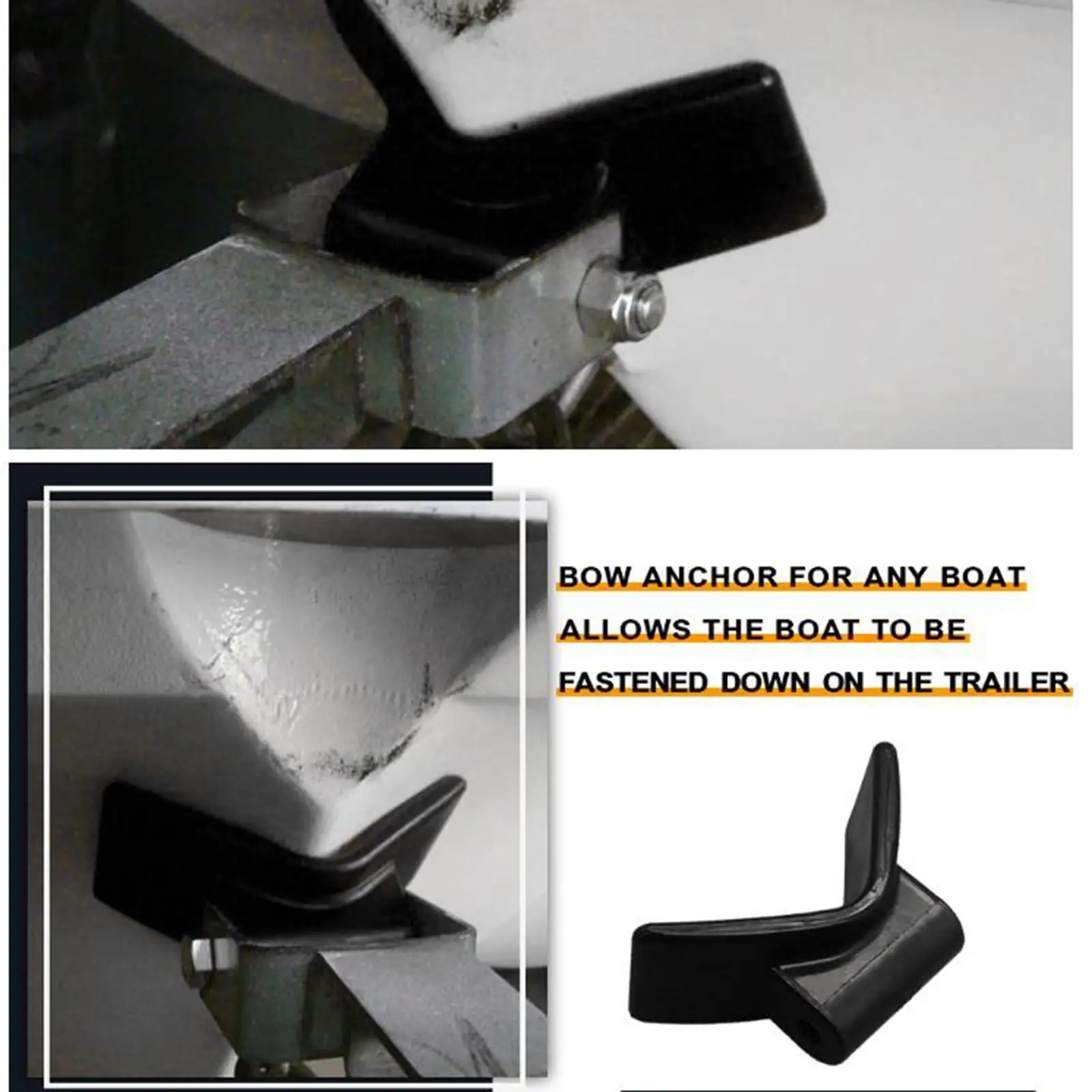 

Generic V Shaped Boat Trailer Bow Stop Wear Resistant Lightweight Low Noise Practical Roller Parts Accessories Replacement
