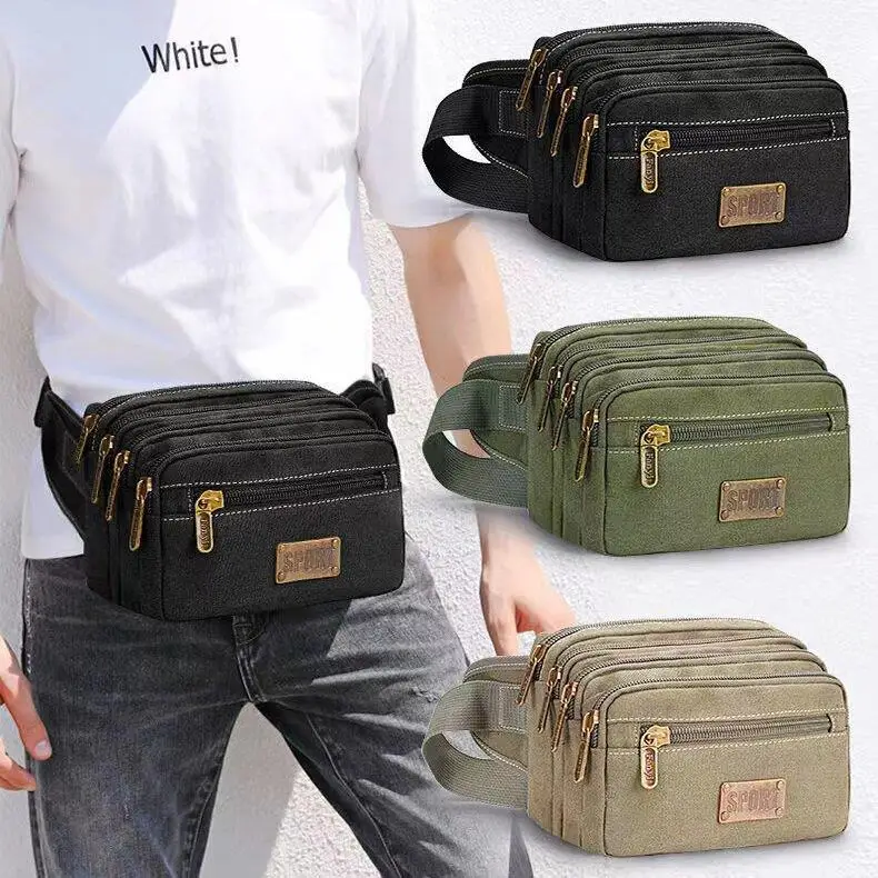 

Large Capacity Multifunctional Waist Bag for Business Use Casual Men's Wallet Women's Style Money Collecting Tool