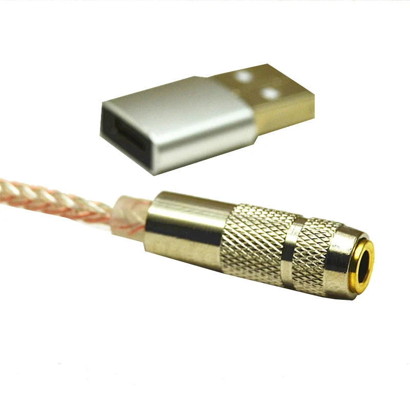 Type-C to 3.5 Jack ALC5686 Chip HiFi Digital Audio Decoding DAC Sound Card Earphone Audio Cable(USB header)