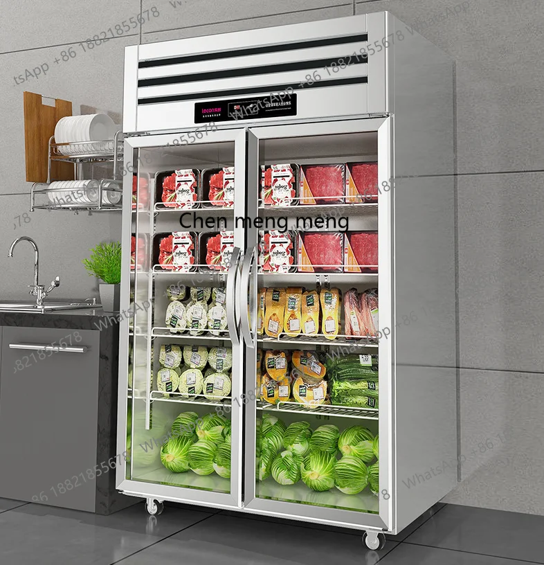 

Commercial Display Cabinet Vertical Fresh-Keeping Display Cabinet Engineering Luxury Model Fully Refrigerated LC-J-CLB96