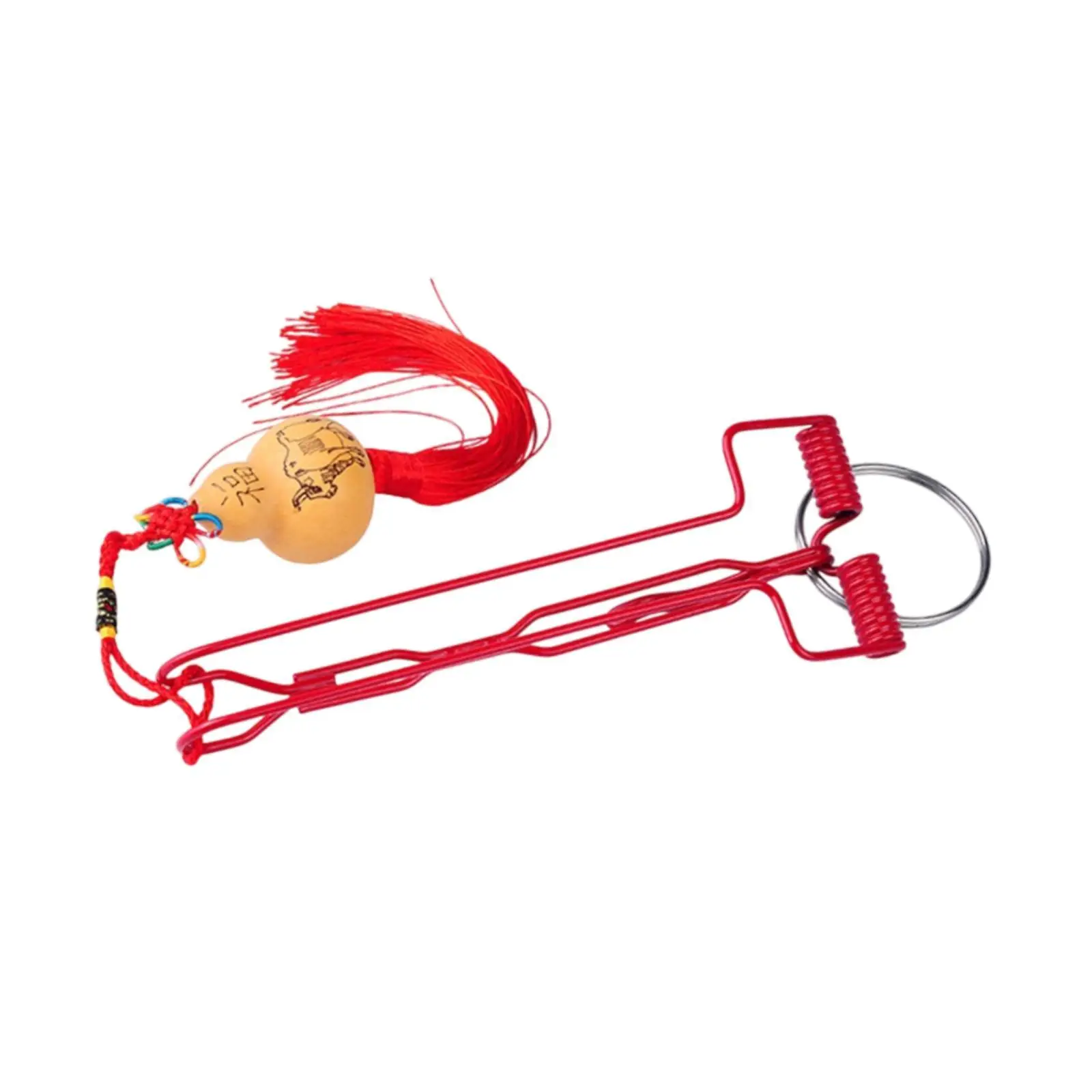 Kick Shuttlecock Hanger Organizer Compact Sturdy Shuttlecock Holder Hanging Rack with Gourd Charm Outdoor Sports Goods