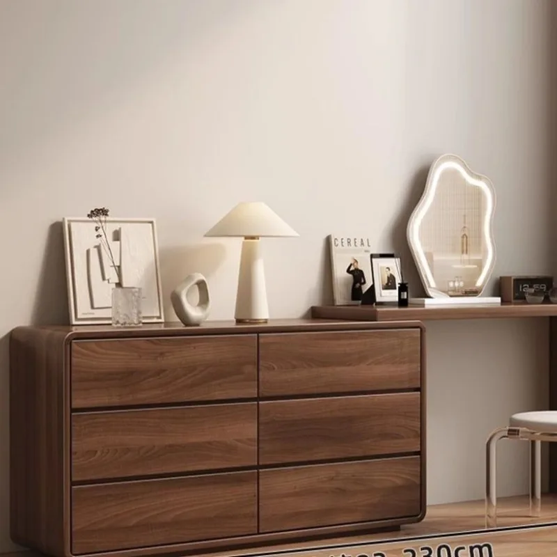 cômoda de peito integrada quarto moderno e simples mesa de maquiagem
