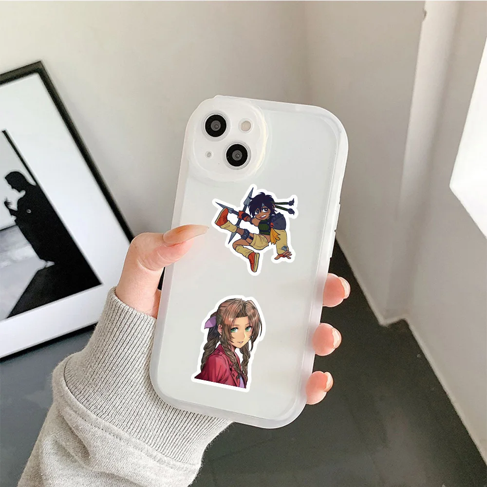 10/30/60 pièces Final Fantasy Anime jeu autocollants Tifa Aerith dessin animé décalcomanies bricolage Skateboard coque de téléphone bagages Cool Graffiti autocollant