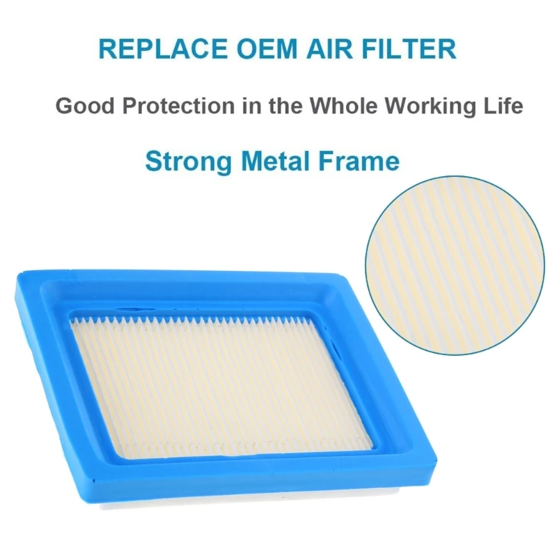 Filtre à Air efficace, 2 pièces, moteur remplacement, pré-filtre, outils nettoyage ménager, pièce jardin pour coupe