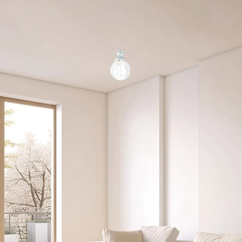 1:87 نموذج مقياس أعمدة مصباح الشارع LED الأبيض الدافئ، ديكور سقف بيت الدمى؛ إضاءة جدارية مصغرة