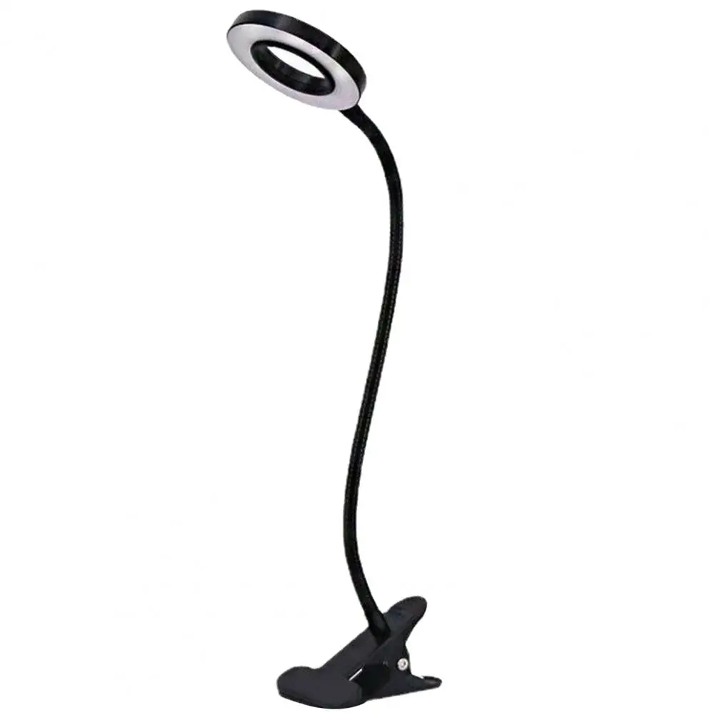 Reading Light Eye Protection Energy Saving USB Powered Clip on LED Desk Lamp Selfie Fill Light for Bed Headboard