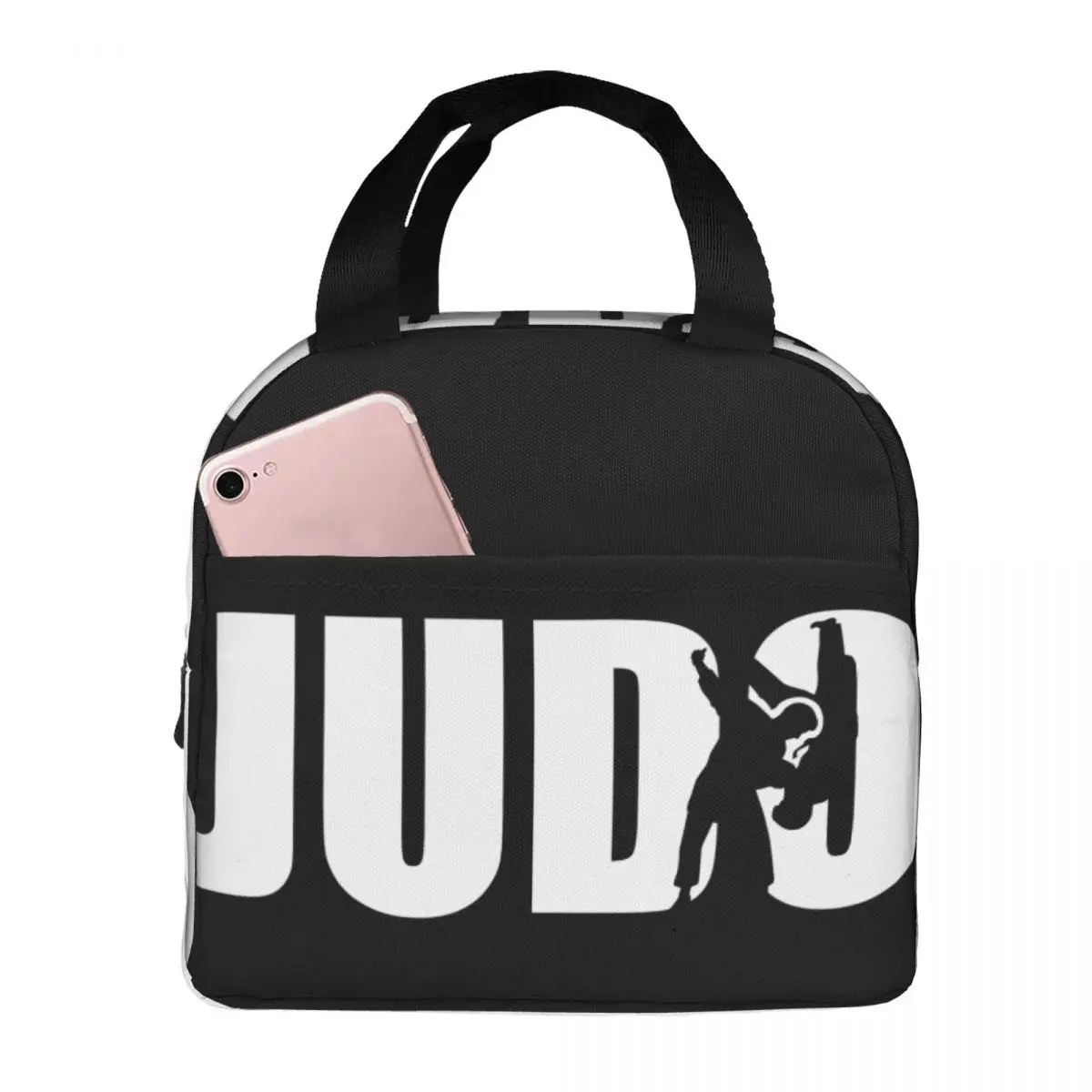 Torba na lunch Judo Bonnet Unisex Przenośne pudełko na drugie śniadanie z izolacją Pudełko na żywność Bento