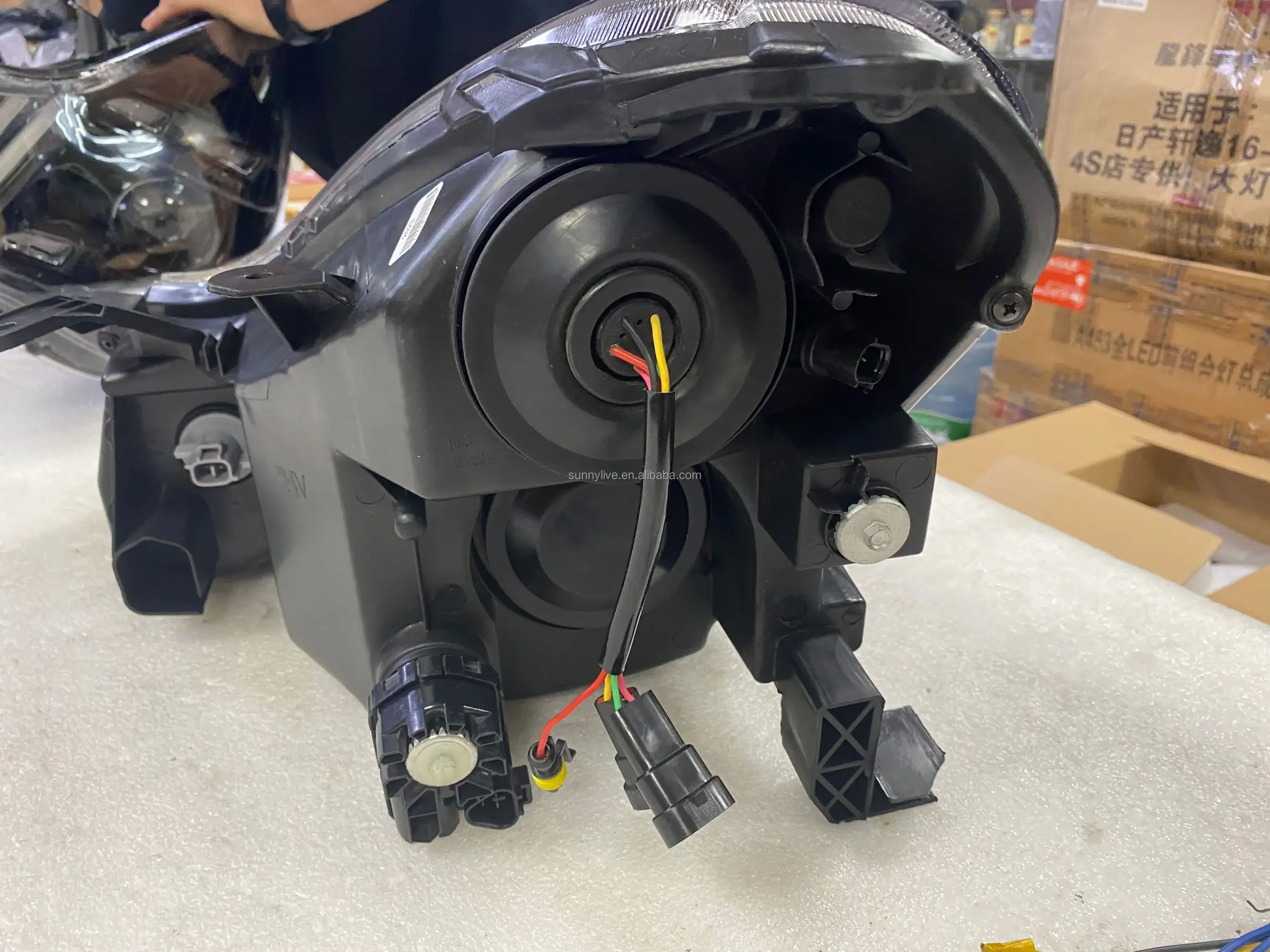 Picture 7: 2008  Sylphy  Sentra Angel Eyes LED Head Lamp Head Lights Front Light for NISSAN