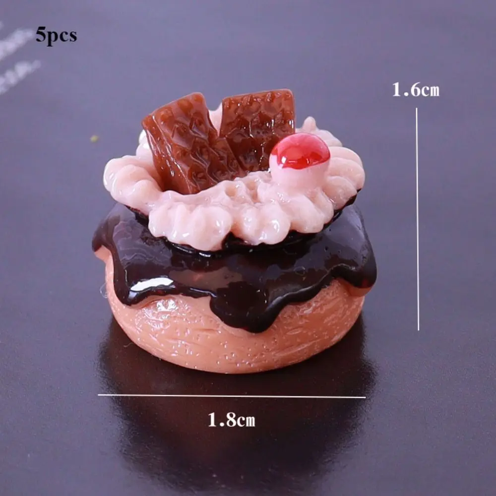 1:12 Food Play New 6 Styles Handmade Simulation Cake Food Phone Case Miniature Dollhouse Decoration