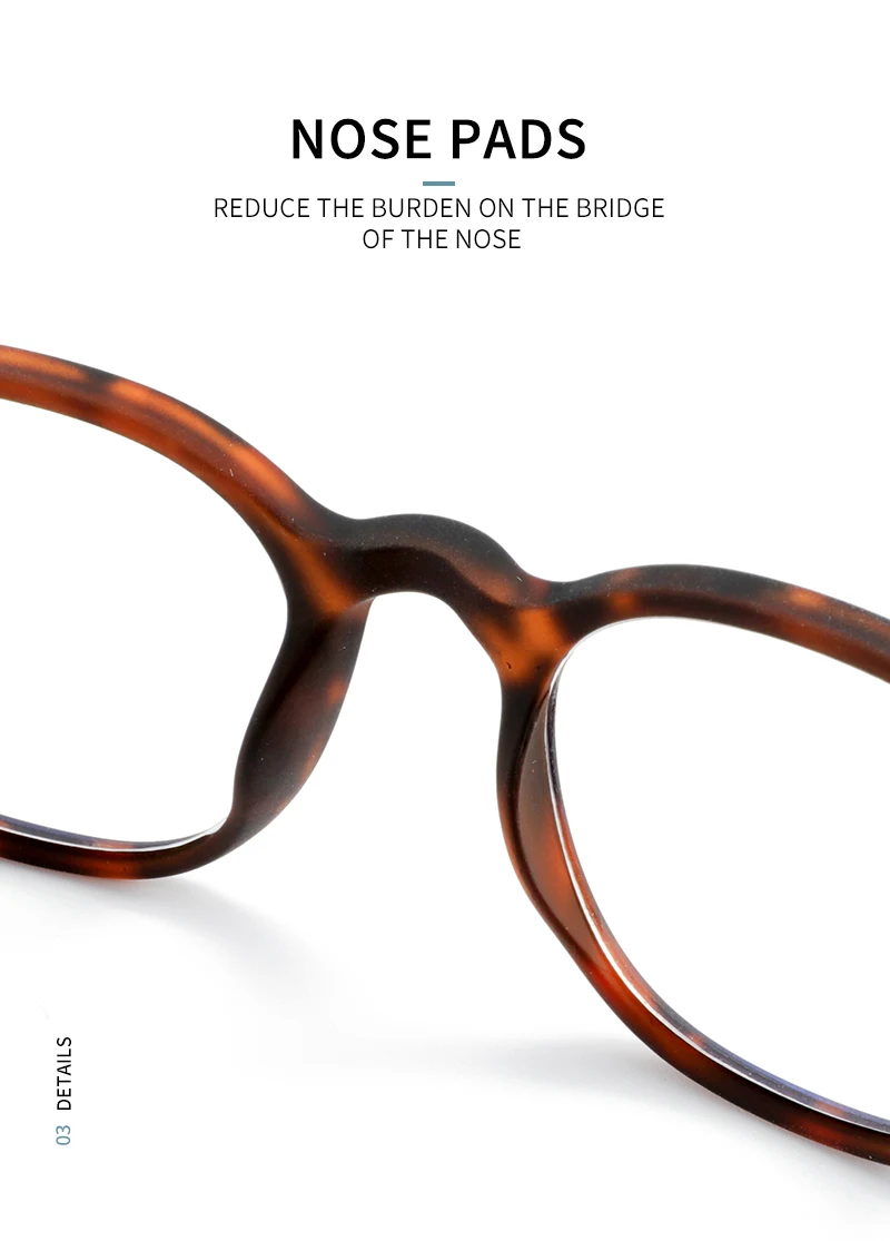 ZENOTTIC Environment Anti-Blaulicht-blockierende Lesebrille, quadratische Computerbrille für Unisex, Dioptrien von +0 bis +4,0 420 – Detail 7