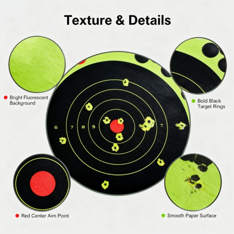 Practice Target Board - Leisure Aiming Exercise Splatter Target Decals
