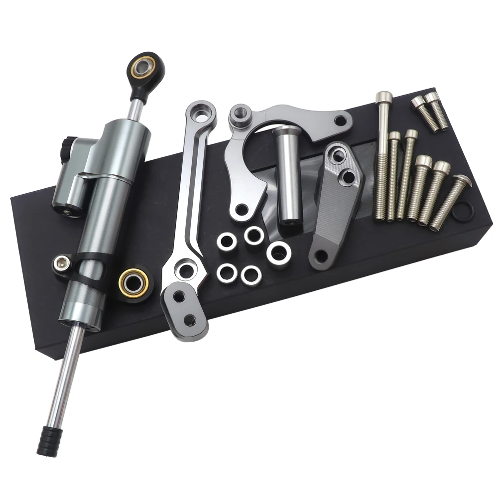 

For KAWASAKI Z900 Z 900 2017- 2022 Motorcycle Accessories Adjustable Steering Damper Stabilizer CNC Aluminum Bracket Mount Kit