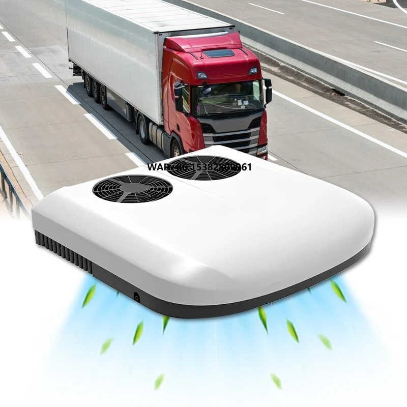 Anti-shock Car Cabin AC System 12V 24V Truck AC Unit Electric Conditioning Rooftop Air Conditioner for Van