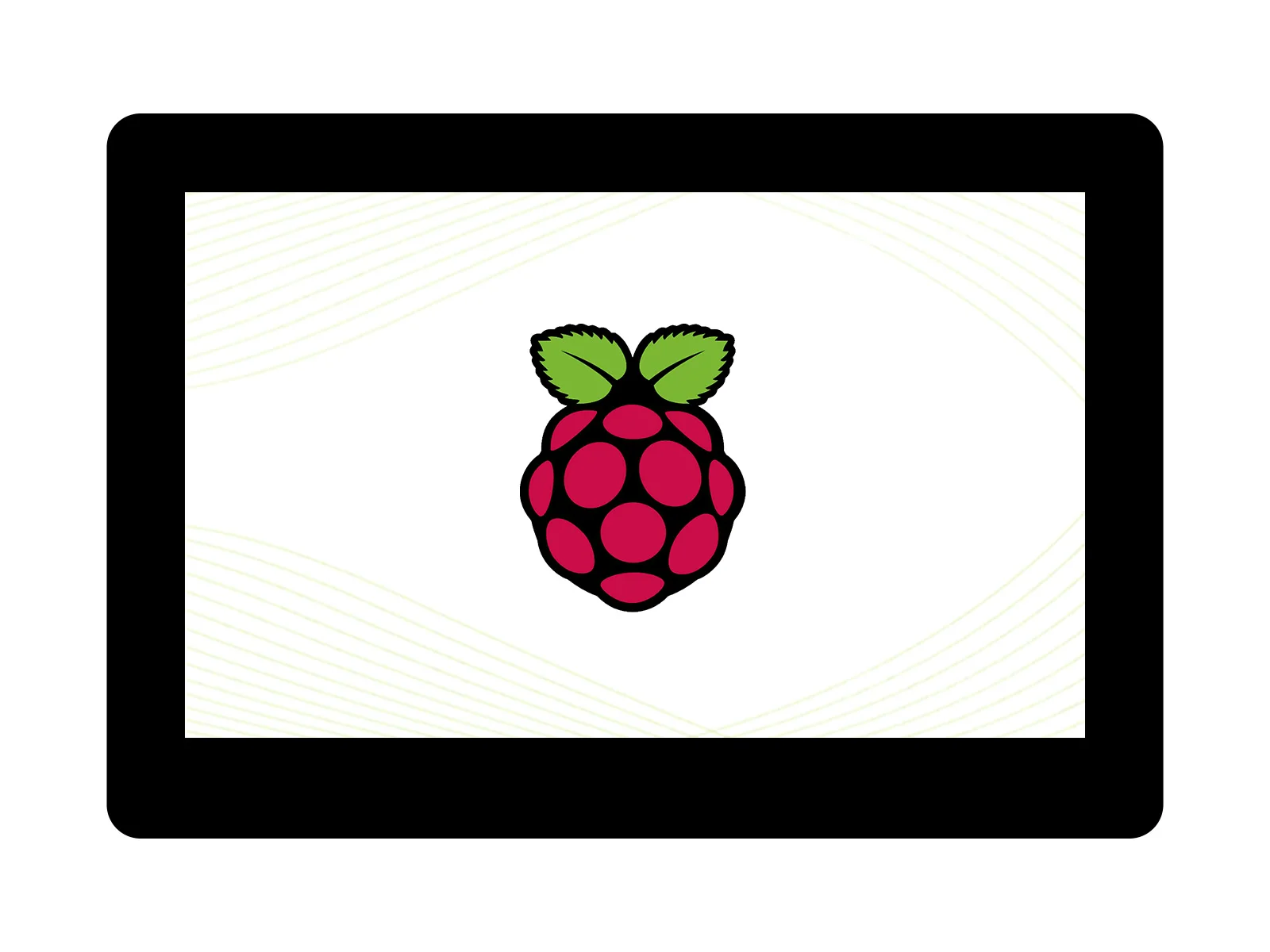 Tela de toque capacitiva de 5 polegadas para Raspberry Pi, interface DSI, 800 × 480