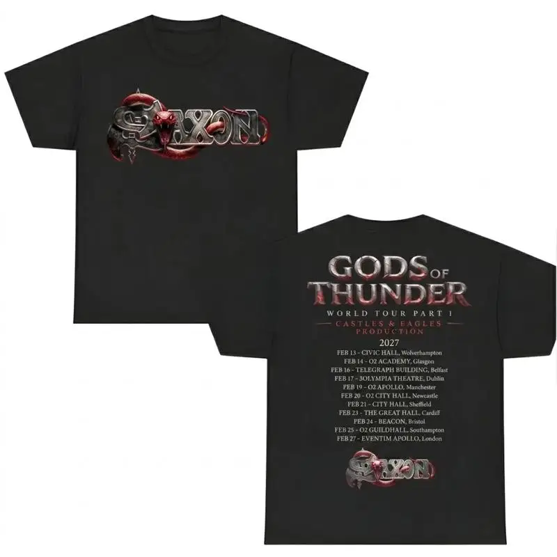 Saxon Gods Of Thunder Tour 2027 T-Shirt