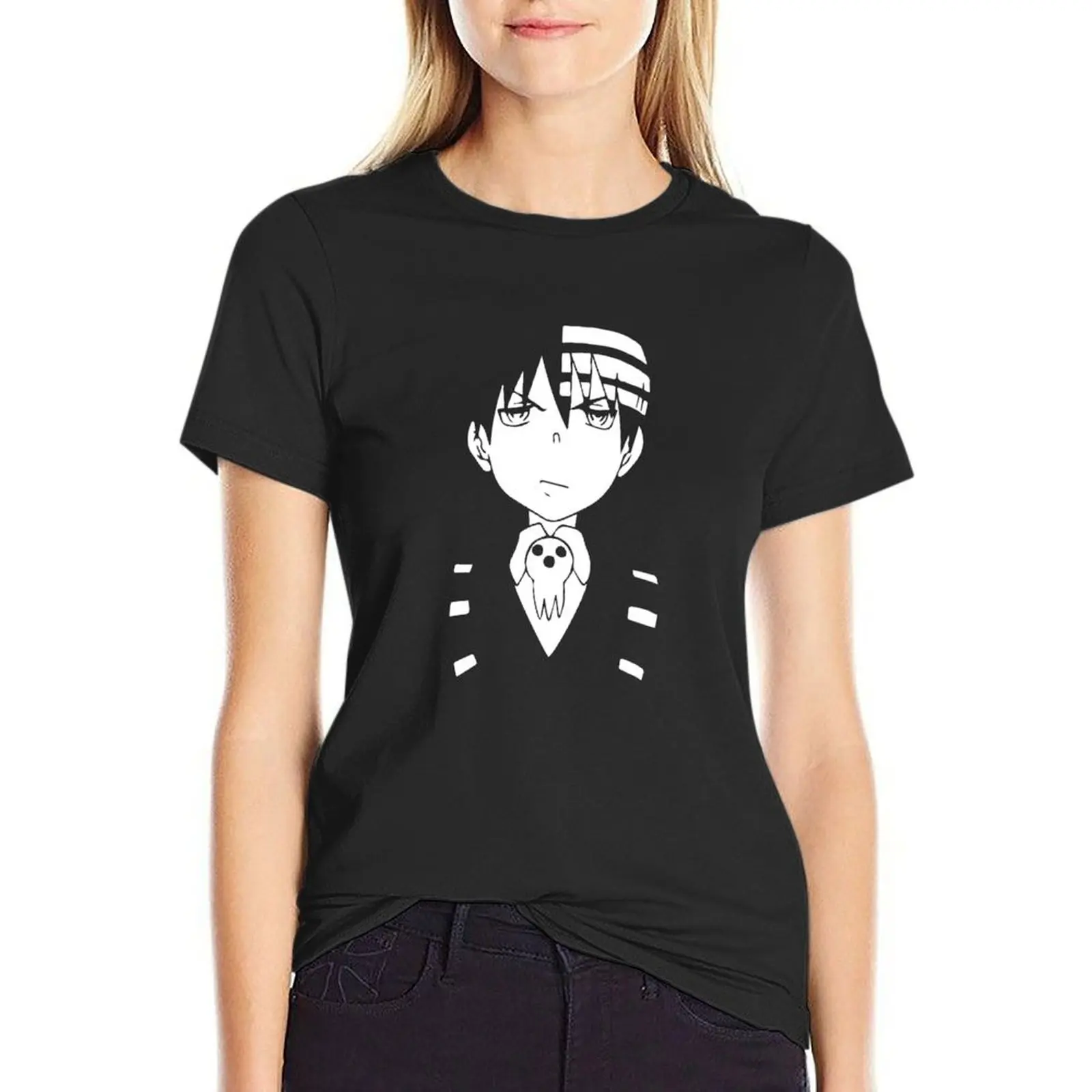 

Death the KidAnime Fan art T-Shirt funny vintage clothes tight shirts for Women