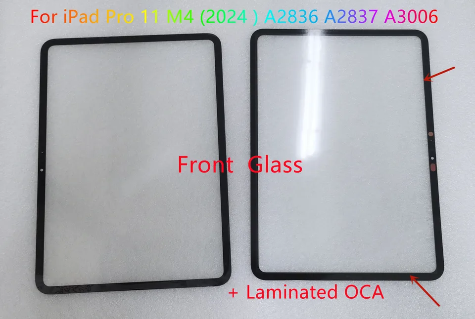ipad pro M4 11inch A2836/A2837/A3006 画面 11'' Inch For IPad pro 11 pro11 M4 (2024) A3006 A2836 A2837 Touch