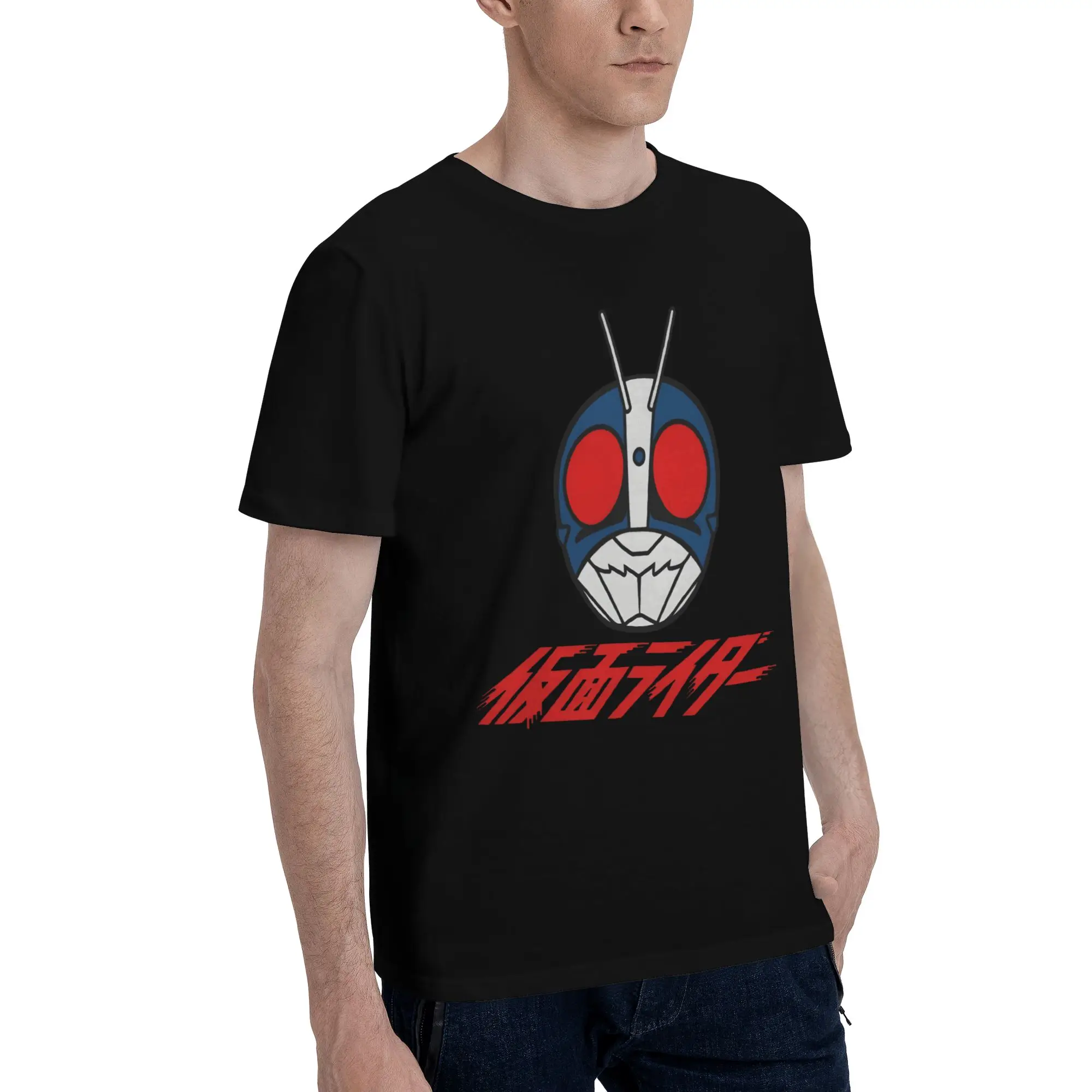 Kamen Rider 20 Graphic 100% Cotton T-Shirt Bandai Tees Tops For Men