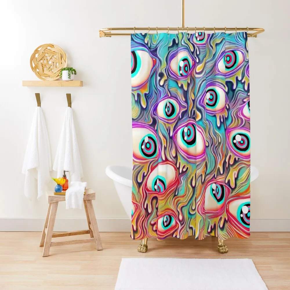 

Eyeball Pattern Shower Curtain Cover Curtain Modern Showers For Bathroom