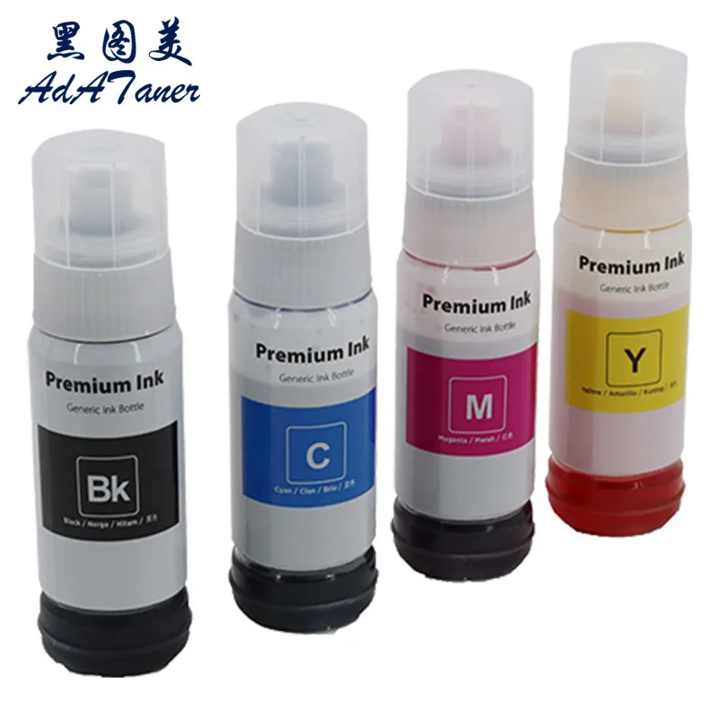 544 T544 Premium Color Compatible Bottle Water Based Refill Tinta Ink For Epson EcoTank L3210 L3110 L3150 L3250 Printer