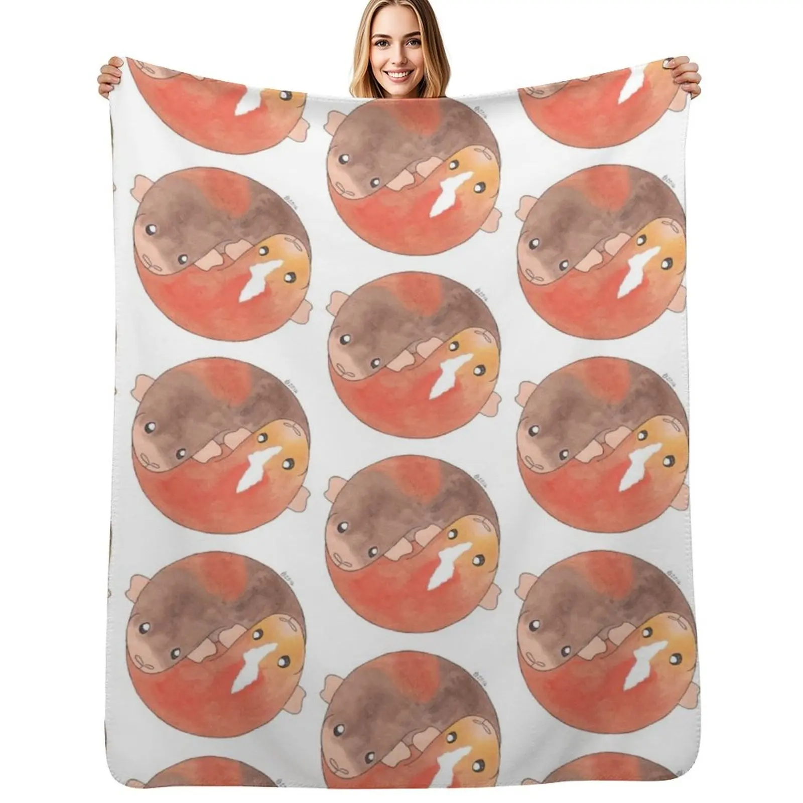 

Yin-Yang Eric and Ernie Throw Blanket Luxury Kid'S sofa bed Flannels Blankets