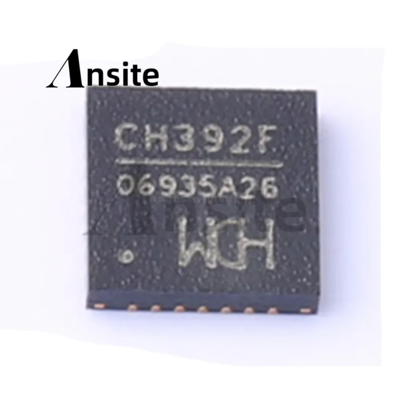 

10 штук в партии, 100% новый и оригинальный, Ethernet-трансивер CH392F QFN-28-EP (4x4)