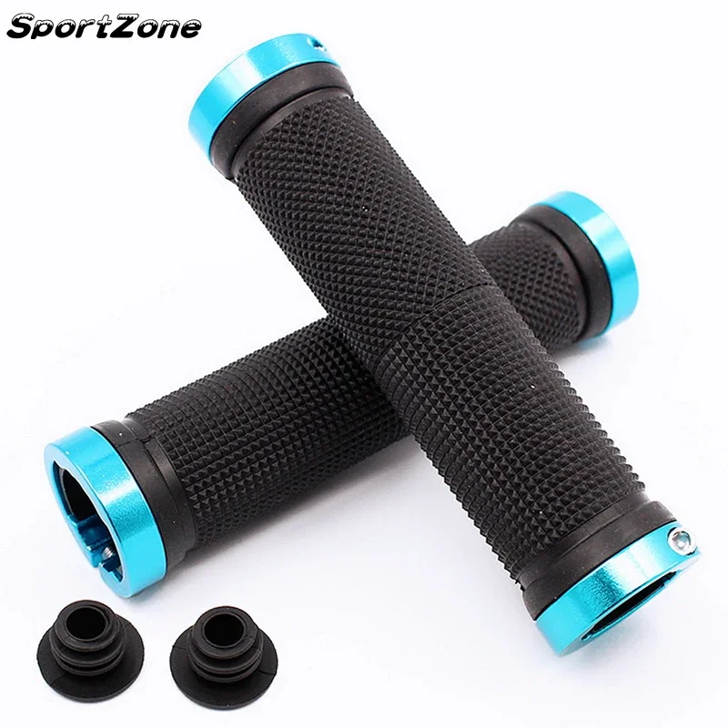 2pcs/1 Pair Mountain Road Cycling Bike Bicycle Handlebar Cover Grips Smooth Soft Rubber Anti-slip Handle Grip Lock Bar Handlebar