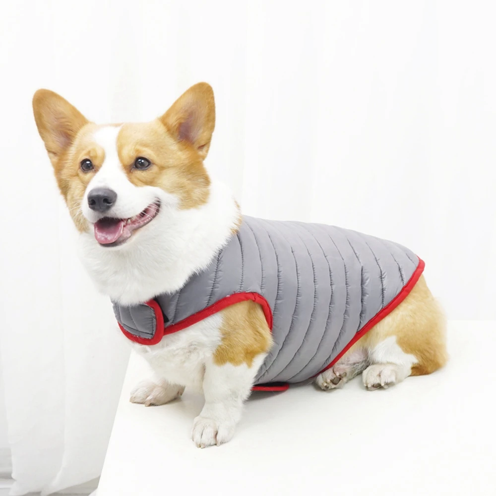 Manteau d'hiver réversible pour chien, veste chaude, confortable, bouffante, vêtements d'extérieur pour chat, pour temps froid, cadeau pour animaux de compagnie