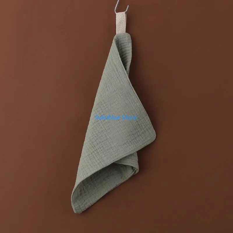 

5 Pieces Infant Sleeveless Bib Square Baby Stuff Feeding Cotton Towel Dirty-proof Washing Face Solid Color Towel 62CF