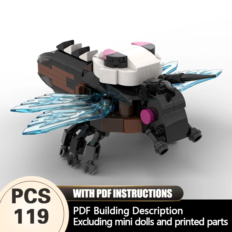

Creators Animal Series Model MOC Building Bricks Skull Butterfly Modular Technology Gifts Holiday Assemble Children Toys Suit