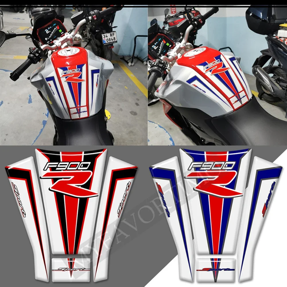 

For BMW F900R F900 F 900 R 3D Stickers Decals Fuel Tank Pad Tankpad Fishbone Protector Motorcycle 2019 2020