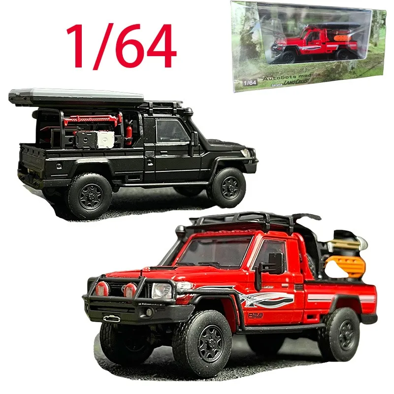 

Autobots Models Diecast 1/64 Scale Toyota Alloy Car Model Toyota LC79 Play Vehicles Toys for Boys Original Box Collection