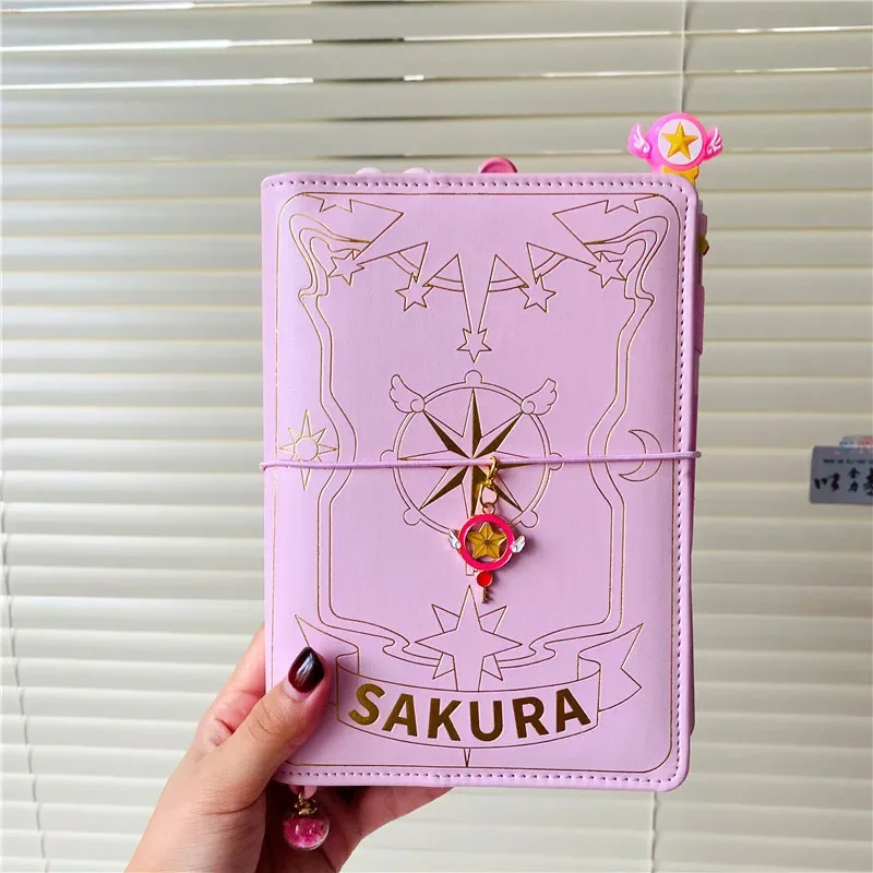 Cardcaptor SAKURA A6 Agenda Planner Notebook suit Diary Weekly Planner Goal Schedules Organizer Notebook girls School Stationery