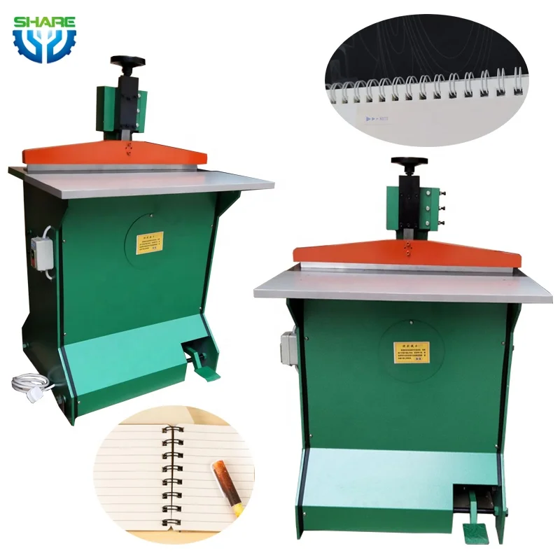 

Book Binder Machine Calendar Spiral Book Binding Machine Paper Cutting Machine