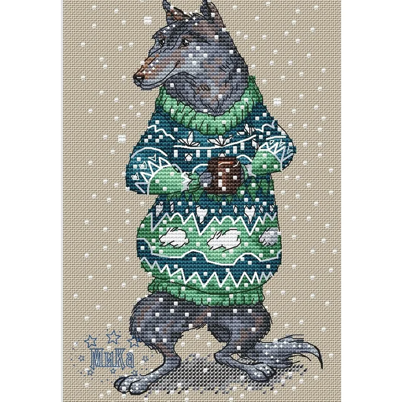 

ZZ2296 For Needlework Kit NOT PRINTED Cross stich Painting Set Cross Stitch Kits Cross-stitch Embroidery Set Stitch Kits Cross