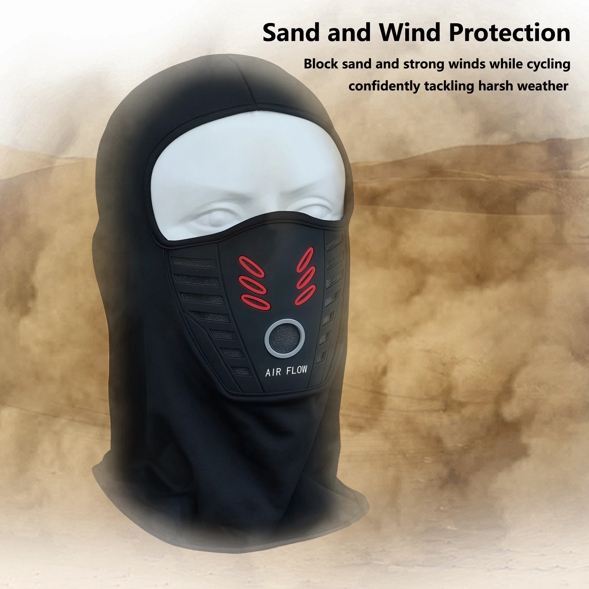 

Cycling Head Cover Summer Ice Silk&Winter Warm Bicycle Mask Outdoor Sunscreen Sports Motorcycle Cool Full Face Bicycle Mask