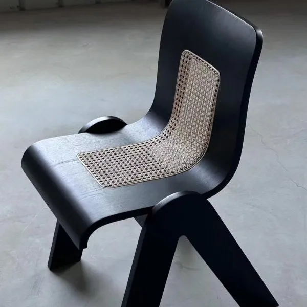 &Modern Contemporary Wooden Eco-Friendly Waterproof Durable Leisure Dining Chair and Table Set for Apartment and Hotel Use