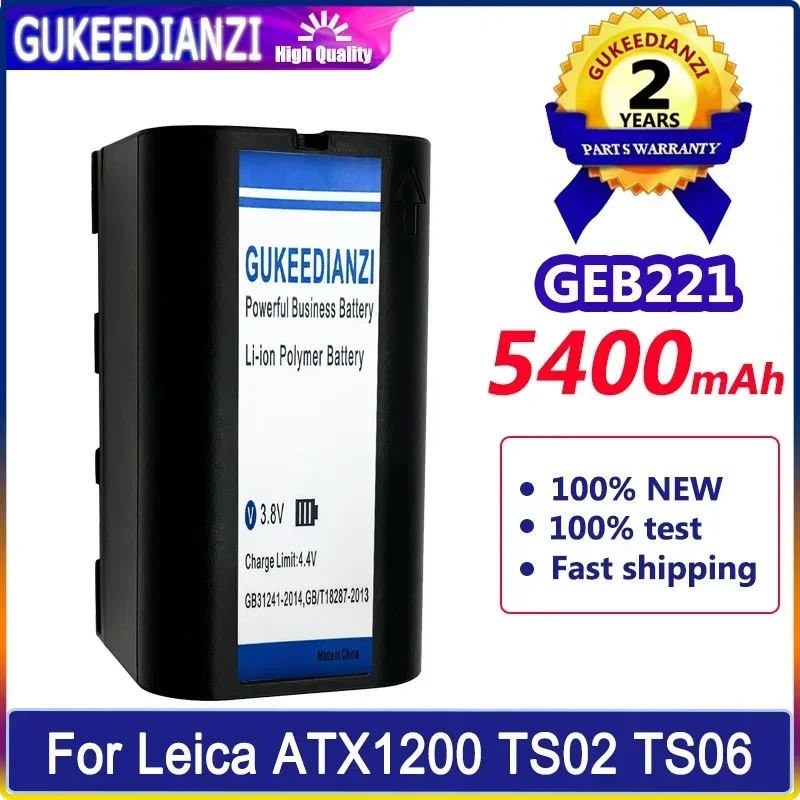 

Сменный аккумулятор GEB221 5400 мАч для Leica ATX1200 TS02 TS06 TS09 TPS1200, аккумуляторы для тахеометров