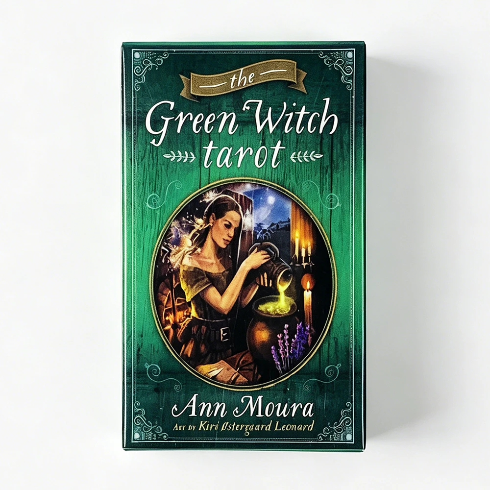 Hot-selling Tarot Cards Mysterious Fortune-telling Divination Green Witch Tarot Cards For Women Girls Cards Game Board Game