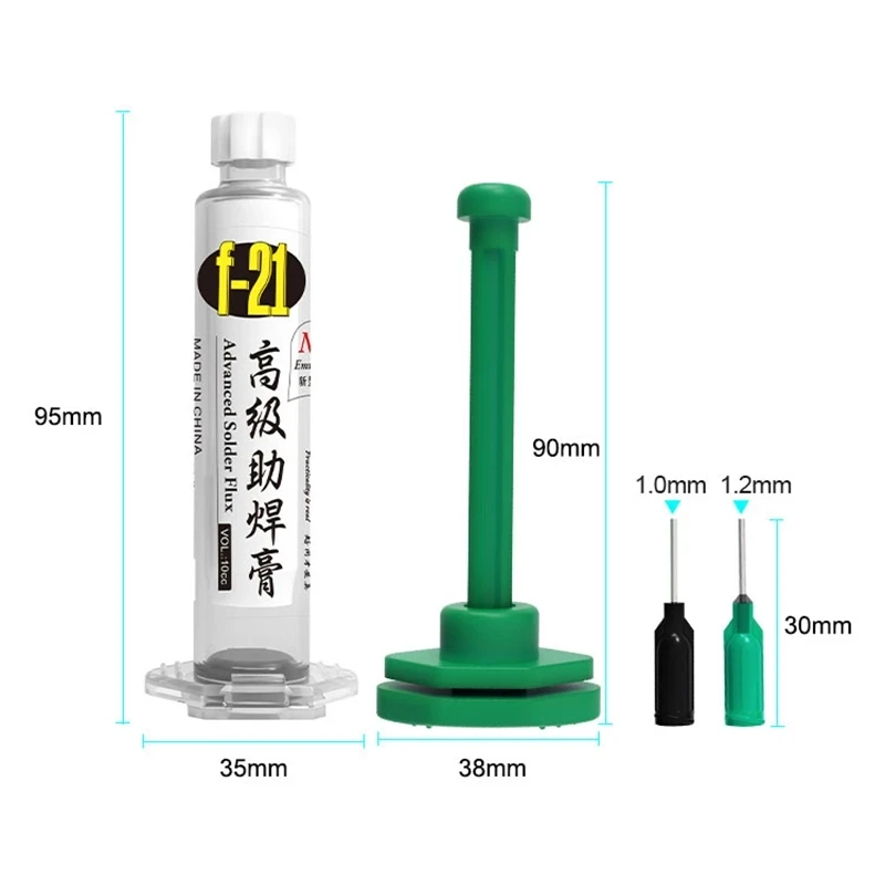 Relife F-21 Emulsified Soldering Paste Flux Lead-Free Halogen-Free Solder Welding Paste for PCB BGA Soldering Rework Tools